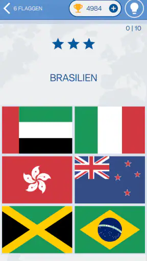 Das Flaggen der Welt-Quiz screenshot