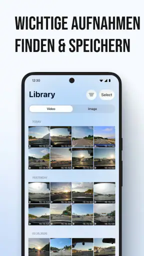 Dash cam: Dashcam screenshot