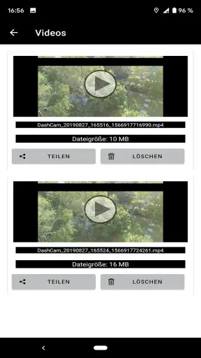Dashcam App Deutsch screenshot