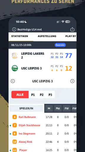 DBB.Scores screenshot