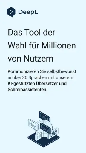 DeepL Übersetzer screenshot