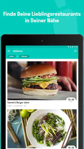 Deliveroo - Essen Bestellen screenshot