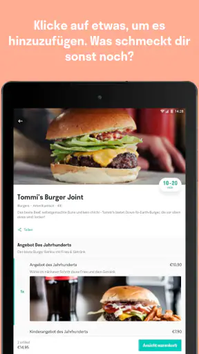 Deliveroo - Essen Bestellen screenshot