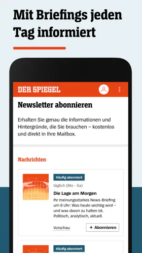 DER SPIEGEL - Nachrichten screenshot