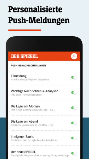 DER SPIEGEL - Nachrichten screenshot