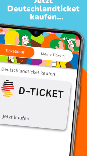 Deutschlandticket App screenshot