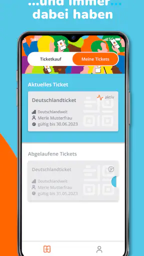 Deutschlandticket App screenshot