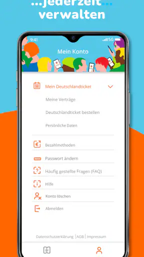 Deutschlandticket App screenshot