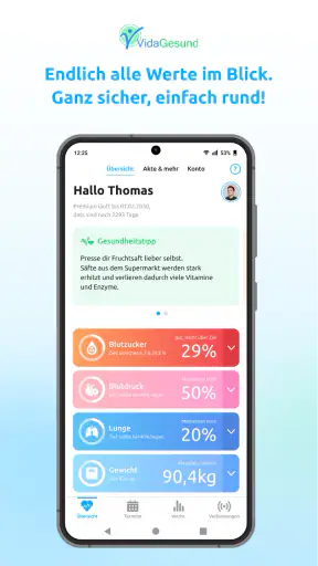 Diabetes-App + Blutdruck-App screenshot