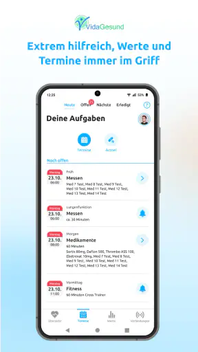 Diabetes-App + Blutdruck-App screenshot