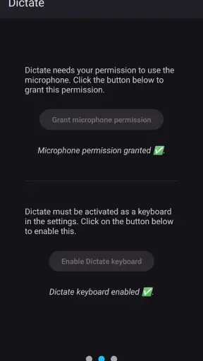 Dictate Keyboard (Whisper AI) screenshot