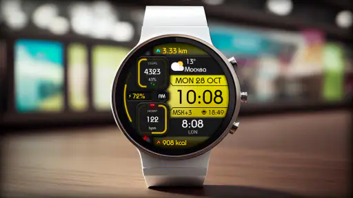 DIGI MONODARK WS74 Watch face screenshot