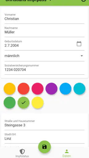 Digitaler Impfpass screenshot