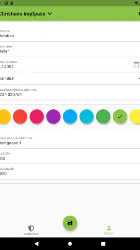 Digitaler Impfpass screenshot