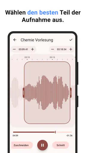 Diktiergerät screenshot
