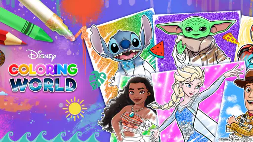 Disney Färbung Welt screenshot