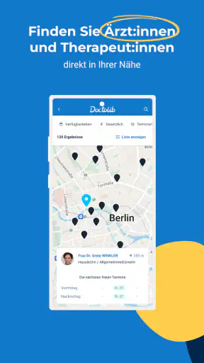 Doctolib - Die Gesundheits-App screenshot