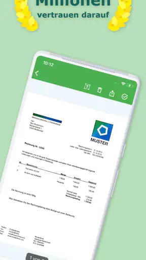 Docutain: PDF Scanner App, OCR screenshot