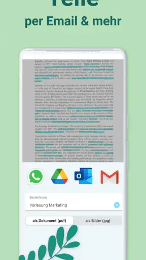 Docutain: PDF Scanner App, OCR screenshot