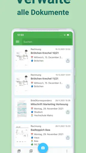 Docutain: PDF Scanner App, OCR screenshot