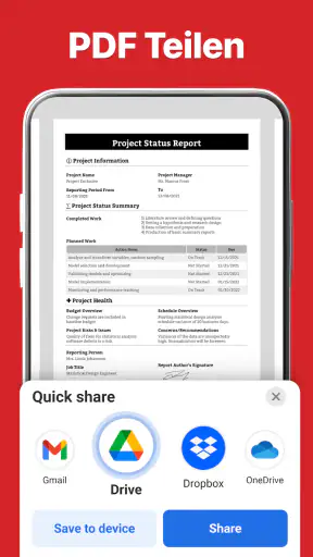 Dokumenten Scanner: PDF App screenshot