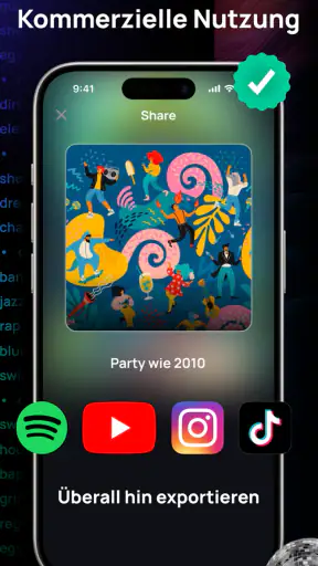 Donna KI Lied Musik Generator screenshot