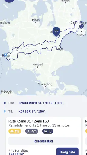 DOT Billetter screenshot