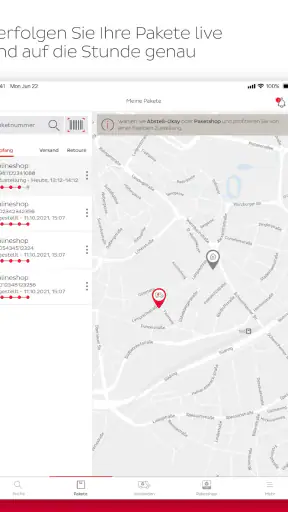 DPD screenshot
