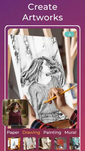 Drawify - Bleistiftzeichnung screenshot