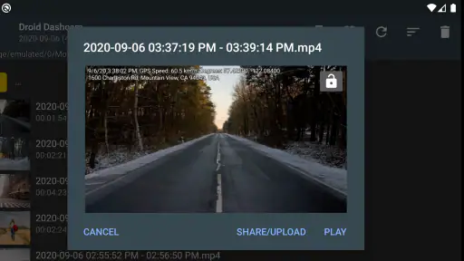 Droid Dashcam - Auto-DVR screenshot