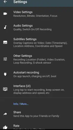 Droid Dashcam - Auto-DVR screenshot