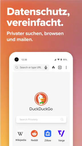 DuckDuckGo Private Browser screenshot