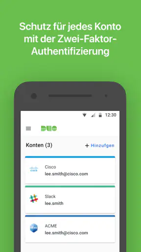 Duo Mobile screenshot