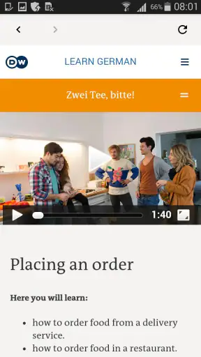 DW Learn German screenshot