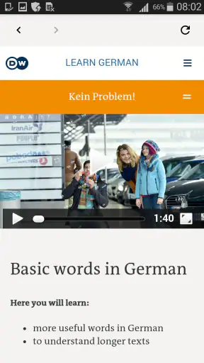 DW Learn German screenshot