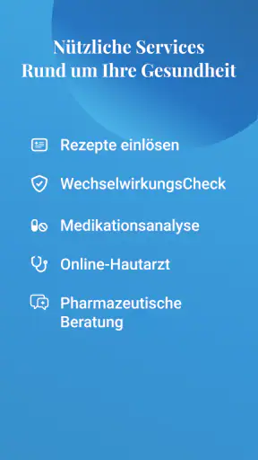 E-Rezept & Apotheke apo.com screenshot