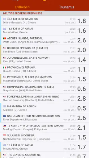 Earthquake – Erdbeben screenshot
