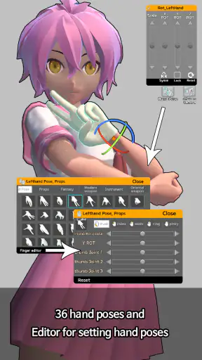 Easy Pose - 3D pose making app screenshot