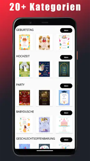 Einladungen Erstellen screenshot