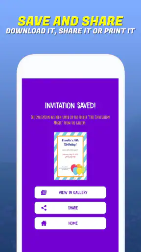 Einladungsgenerator screenshot
