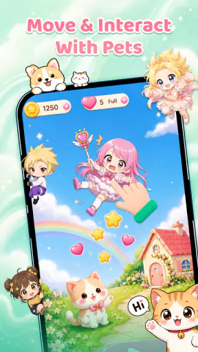 Emoji Batterie & Shimeji Pet screenshot