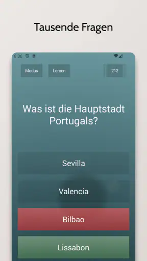Endlos-Quiz Pro screenshot