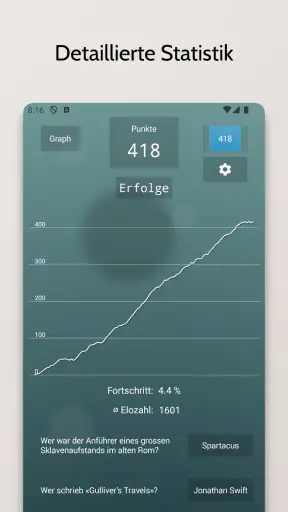 Endlos-Quiz Pro screenshot