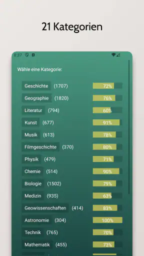 Endlos-Quiz Pro screenshot