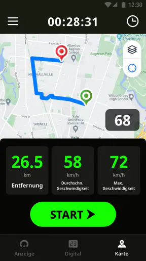 Entfernungsmesser - Tachometer screenshot