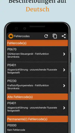 EOBD Facile: OBD 2 Car Scanner screenshot