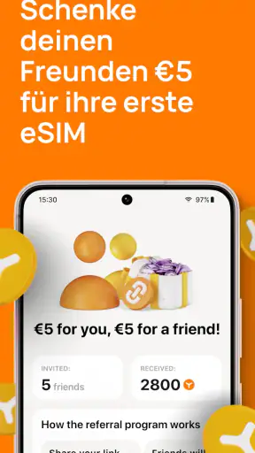 eSIM Mobile Data by YESIM screenshot