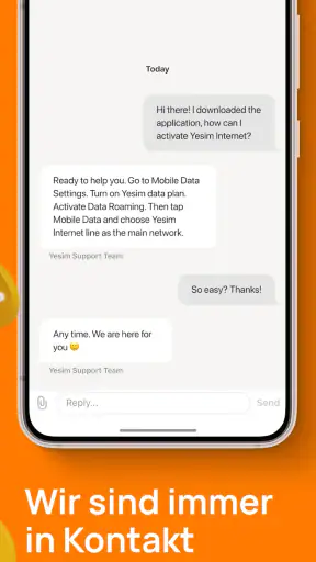 eSIM Mobile Data by YESIM screenshot