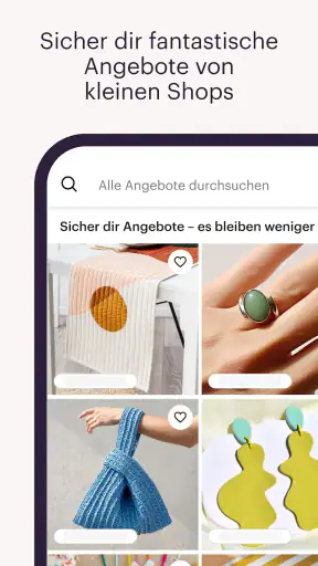 Etsy: Wohnen & Mode kaufen screenshot