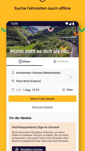 Eurail/Interrail Rail Planer screenshot